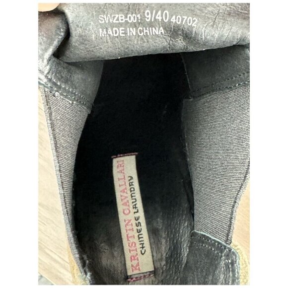 Kristin Cavallari x Chinese Laundry Suede Starlight Green Bootie Women's 9/EU 40 - Picture 3 of 12